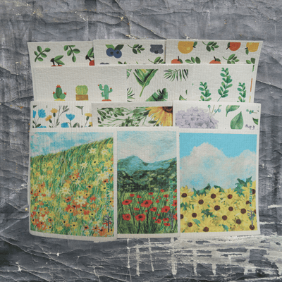 12-Month Supply of Swedish Sponge Cloths-1