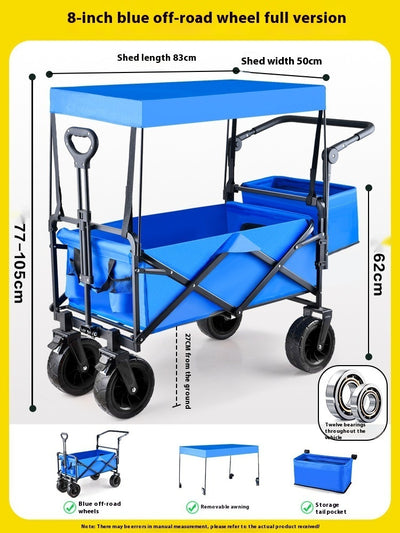 Baby Stroller Folding Outdoor Camp Camping Trailer