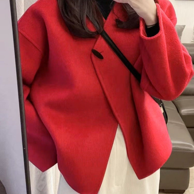 Early Spring All-match Woolen Coat