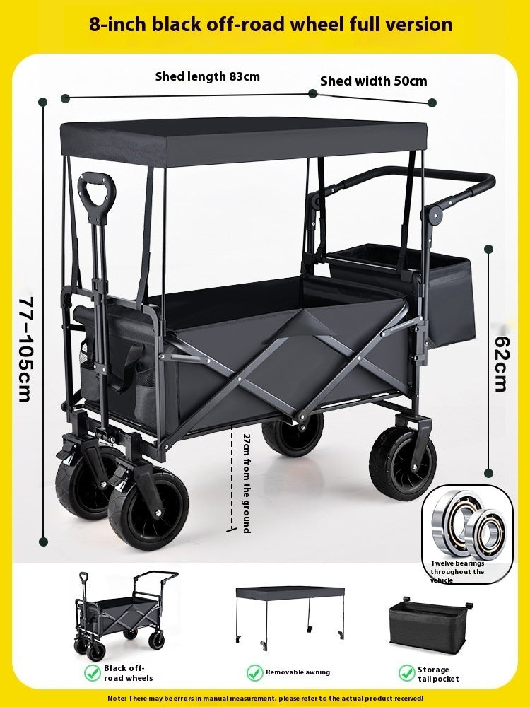 Baby Stroller Folding Outdoor Camp Camping Trailer