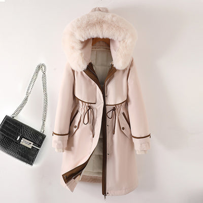 Mid-length Cotton Clothing Winter Cotton-padded Coat Down Cotton-padded Jacket For Women