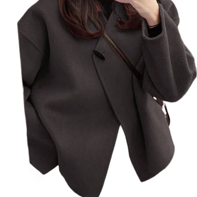 Early Spring All-match Woolen Coat