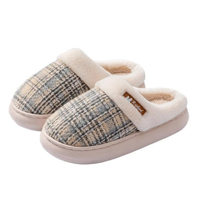 Women's Thick Bottom Non Slip Cotton Slippers
