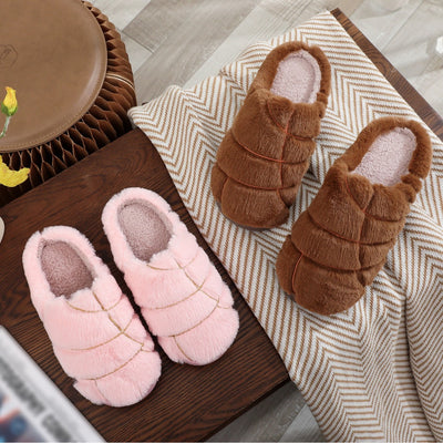 Winter Plush Home Slippers for Men and Women