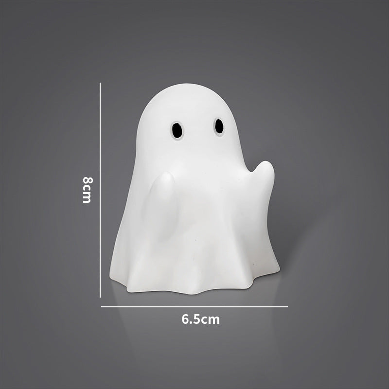 Halloween Middle Finger Love Ghost Ornaments