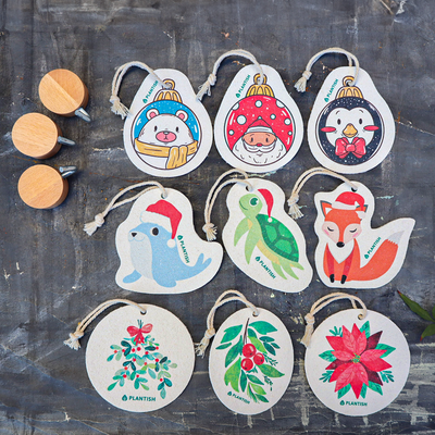 Set of 9 Holiday Ornaments Pop up Sponge (Holiday Exclusive)-5