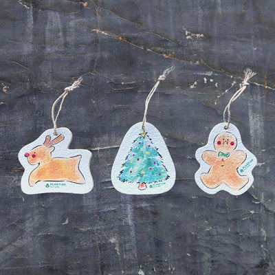 Gingerbread Elk - Pop Up Sponge-1