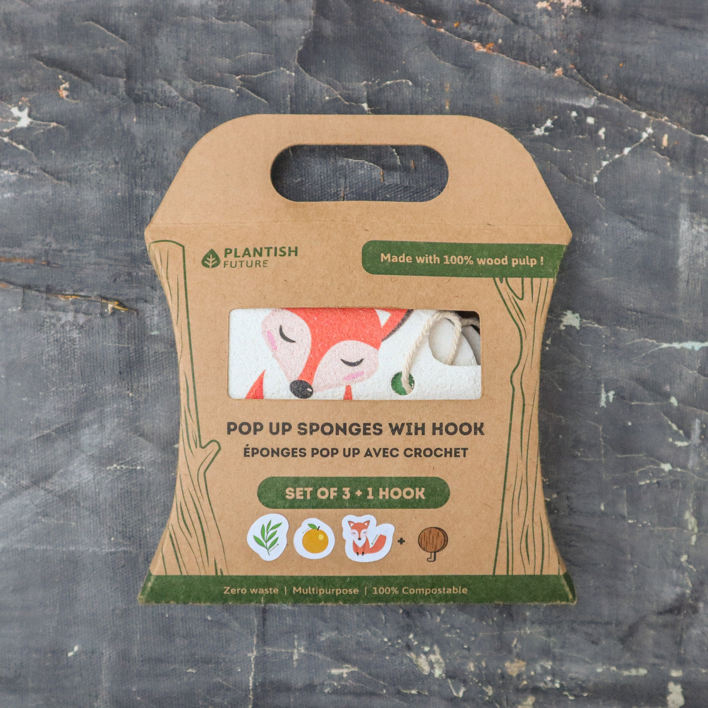 Set of 3 Bestselling Pop up Sponges + Hook-1