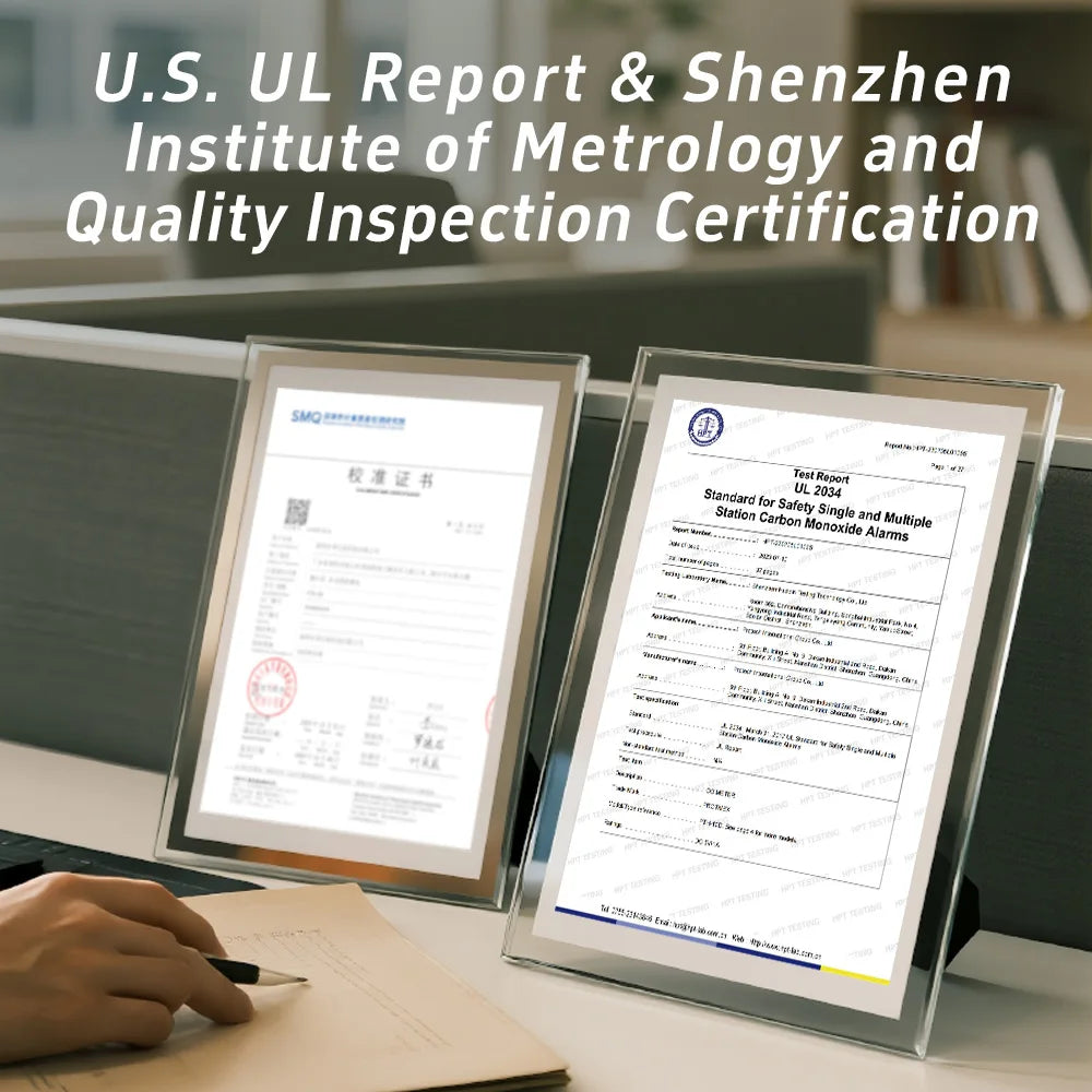 Protmex Portable Multifunctional Carbon Monoxide CO2 Detector Air Quality Meter Temperature Humidity Meter with Touch Screen UV