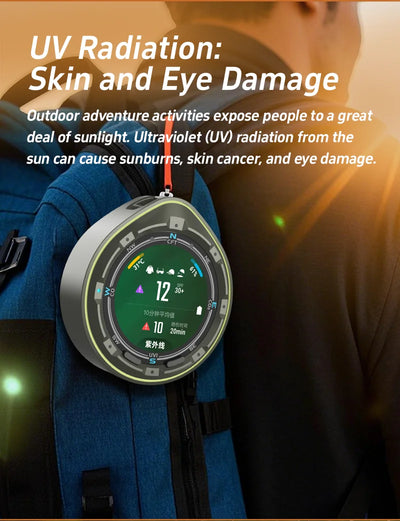 Protmex Portable Multifunctional Carbon Monoxide CO2 Detector Air Quality Meter Temperature Humidity Meter with Touch Screen UV