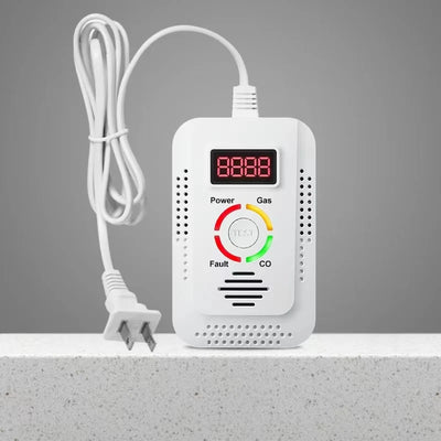 Natural Gas Detector And Carbon Monoxide CO Detector, Combustible Gas Leak Detector Monitor For Gas,Co, Methane(CH4) In Kitchen