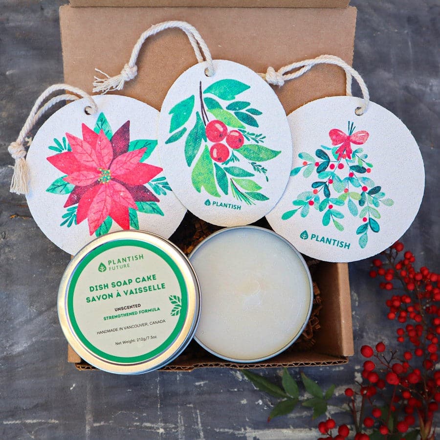 Solid Dish Soap Cake Sponge Bundle (Holiday Exclusive)-0