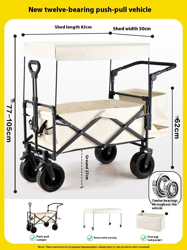 Baby Stroller Folding Outdoor Camp Camping Trailer