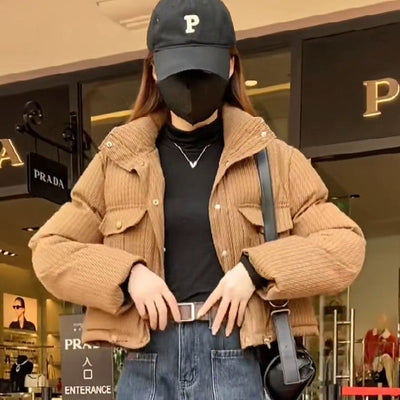 Women's Short Winter Loose Casual Cotton-padded Jacket