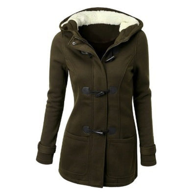 Hooded Jacket Sweater Cotton-padded Coat For Women