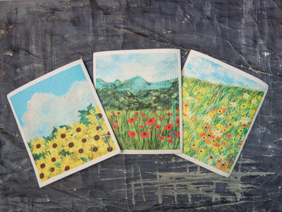 Picturesque Artistry - Swedish Sponge Cloth Set-0